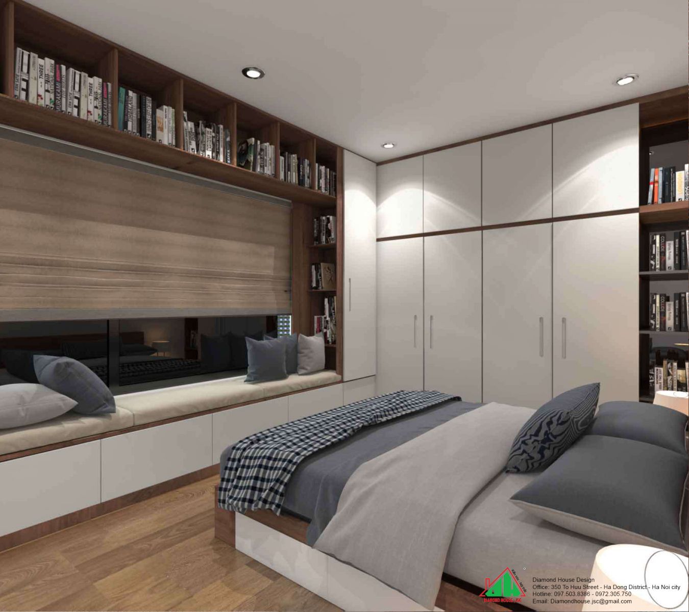 thiết kế chung cư đẹp căn hộ 110m2