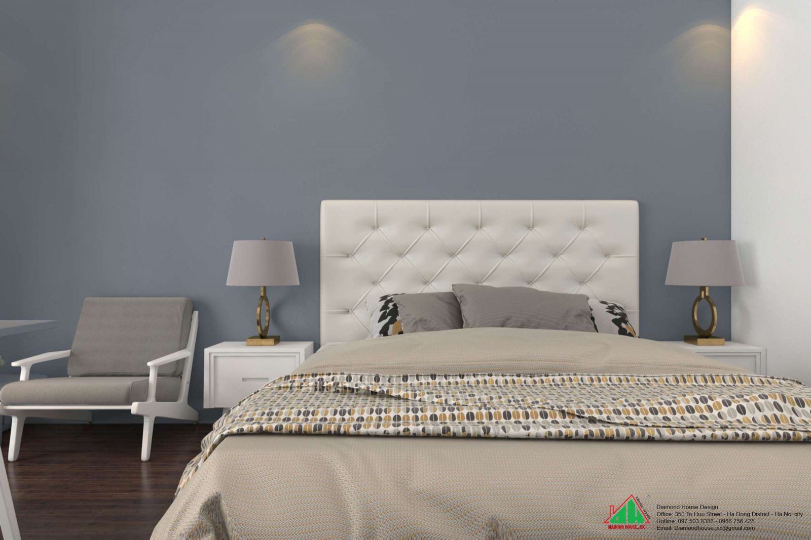 thiết kế nội thất chung cư studio 34m2